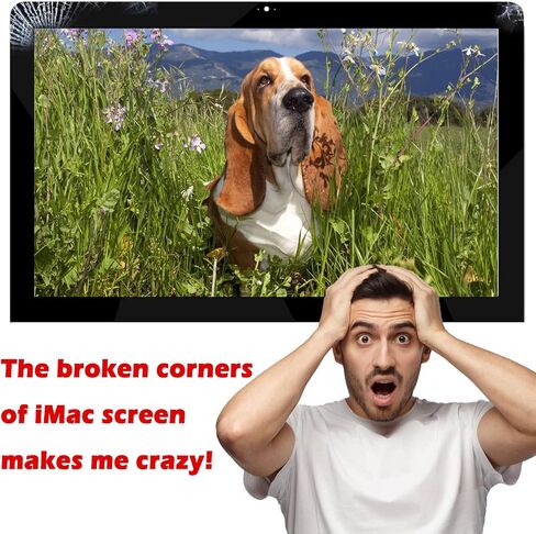 Screen Panel Protector Glass for Apple iMac 21.5 Inch A1418 A2116 Glass Front Protective Glass Compatible With 2012-2020 EMC 2544 2638 2742 2833 3069 2805 2889 3194 3195 in Saudi Arabia