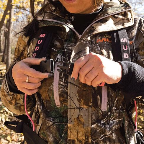 Muddy Women's The Safeguard Treestand Safety Harness Nylon Black and Pink in Saudi Arabia