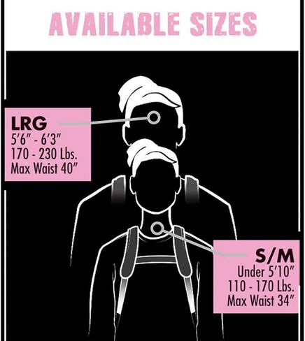 Muddy Women's The Safeguard Treestand Safety Harness Nylon Black and Pink in Saudi Arabia