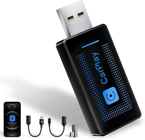 محول Carplay اللاسلكي، تحويل سلكي إلى محول Carplay لاسلكي لأجهزة iPhone، USB التوصيل والتشغيل in Saudi Arabia