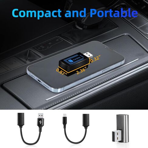 محول Carplay اللاسلكي، تحويل سلكي إلى محول Carplay لاسلكي لأجهزة iPhone، USB التوصيل والتشغيل in Saudi Arabia