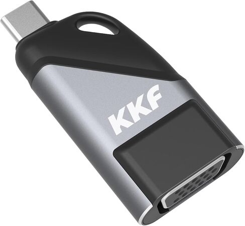 Kkf USB C to VGA with USB A OTG Adapter USB Type C to VGA Male to Male Cable Converter for Mobile Phone, Laptop, Tablet to Connect VGA Projector, Monitor (USB C to VGA+OTG) (USB C to VGA) in Saudi Arabia