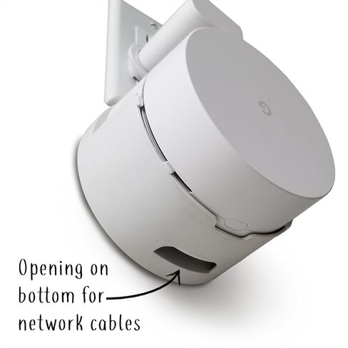 Dot Genie Google WiFi [Old Rectangular Plug – NOT Current Round Plug] Outlet Holder Mount Stand: No Messy Screws! (1-Pack) in Saudi Arabia