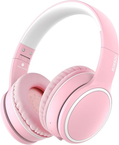 B10 Bluetooth Headphones Over Ear, 2 EQ Music Modes(Normal/Bass) and 50H Playtime Wireless Headphones with Mic, Lightweight Folding HiFi Stereo Headset for iPad/Travel/Tablet/PC/Home (Purple) in Kuwait