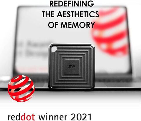 محرك أقراص الحالة الصلبة الخارجي Silicon Power 1 تيرابايت PC60 SSD USB 3.2 Gen 2 مع موصل USB من النوع A إلى النوع C in Kuwait