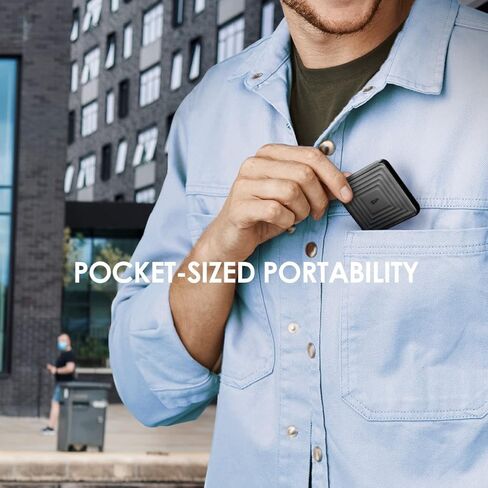 محرك أقراص الحالة الصلبة الخارجي Silicon Power 1 تيرابايت PC60 SSD USB 3.2 Gen 2 مع موصل USB من النوع A إلى النوع C in Kuwait