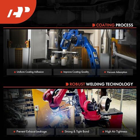 A-Premium Left Catalytic Converter Kit Direct-Fit Compatible with Jeep WK2 Series Grand Cherokee 2013-2019 3.6L & Dodge Durango 2013-2019 3.6L, EPA Compliant, Replace# 68036556AE in Kuwait