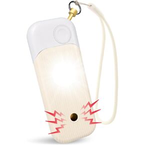 Personal Safety Alarm for Women - 140dB Self Defense Keychains Siren Whistle with Sos LED Strobe Light Personal Emergency Security Safe Devices Key Chain Alarms in 5 Pop Colors - Purple