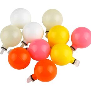 Andux Fly Fishing Float Drift Float Indicators Streams Drift Hook Positioning Floats Fishing Accessories FDFP-04 (4#;10pcs;Random;1Inch)