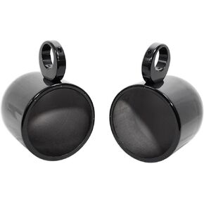 Pair Rockville MAC80B 7.7" Black Aluminum Wakeboard Tower Speaker Pod Enclosures