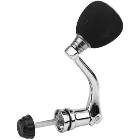 Reel Handle, Metal Reel Replacement Power Handle Rocker Arm Fishing Spinning Reel Handle Metal Rocker Grip for Spinning Fishing Reel(2000 & 3000-Silver)