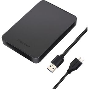 Avolusion Z2-S 1TB USB 3.0 Ultra Slim External Hard Drive/Pocket Drive (for Windows, MacOS, Xbox, PlayStation) (Renewed)