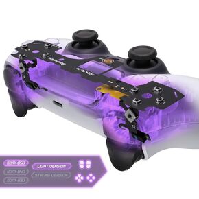 eXtremeRate Strong Version Whole Clicky Kit V2 for PS5 Controller BDM-050 Shoulder Face Buttons, Micro Switch L2R2 Clicky Hair Trigger Kit and Tactile L1R1 Face Buttons Mouse Click for PS5 Controller