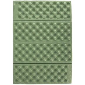 Demeras Camping Mat XPE Folding Seat Cuchion to Proof Mini Foam Sitting Pad for Picnic Hiking Climbing Camping Traveling(Green+Black)