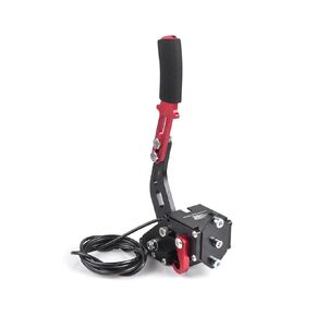 ZHSYMX USB Handbrake for 16Bit SIM PC Racing Games, Compatible with G27 G29 G920 G923 T500 T300 Simulate Linear Handbrake With Plate（Only PC System） Black
