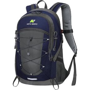 حقيبة ظهر N NEVO RHINO للمشي لمسافات طويلة 25L/35L مقاومة للماء في الهواء الطلق، حقيبة ظهر صغيرة خفيفة الوزن للسفر للرجال والنساء