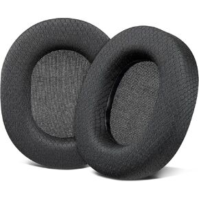 SOULWIT Earpads Replacement for SteelSeries Arctis 1/3/5/Arctis 7/7+/7P/7P+/7X/7X+/9/9X/Pro/Prime(Do Not Fit Any Arctis Nova) Headset, Ear Pads Cushions with High-Density Foam (Arctis MF Black)