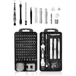 Precision Screwdriver Set,115-in-1 Magnetic Repair Tool Kit for Computer, Laptop, Cellphone, Game Console, Watch, etc，Eyeglasses，Watch，Camera，Electronic