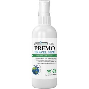 Travel Bed Bug & Mite Killer Spray by Premo Guard 3 oz – Child & Pet Safe – Fast Acting – Stain & Odor Free – Best Protection – Carryon Bag Approved