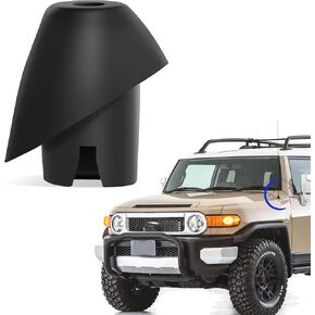 Anina Antenna Base for Toyota FJ Cruiser 2007-2017 Antenna Mount Car Radio Antenna Ornament 8639235032, 8639235031 Rubber Antenna Grommet Topper
