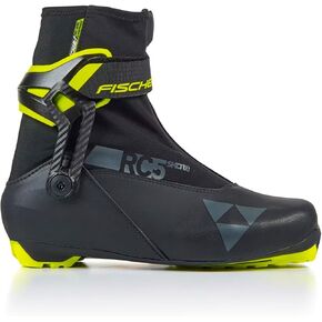 Fischer Unisex RC5 Insulated Breathable Lightweight Water-Repelling Easy-Entry Sports Nordic Cross-Country Skating Racing Skate Boots with Molded Cuff, Soft Lining & Stiff Race Sole