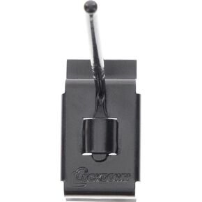 Lockdown SecureWall Handgun Barrel Peg, Straight with Powder Coated Steel Construction and Vinyl Coating for Gun Vault Management, Firearm Display and Handgun Organization