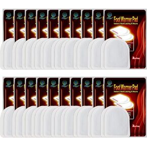 Foot Warmer, Disposable Heating Packs Body Warmers, Adhesive Instant Small Heating Pad Heat Therapy Patches, Winter Feet&Toes Warmers, for Indoor Outdoor, Office, Travel