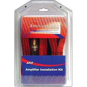 American Bass AK8 Amplifier Wiring Kit 8 Gauge American Bass