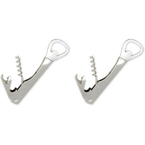 Chef Craft Select Metal Winged Corkscrew, 6.5 inch, Black and Chrome
