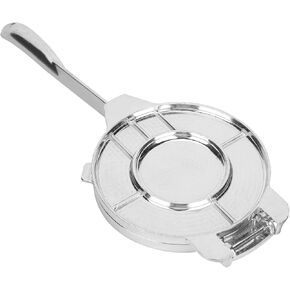 Shopping Spree 22x16x8cm Dough Press, Silver Tortilla Maker, for Restaurant Camping Picnic Kitchen Utensils Home