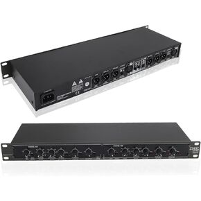 234XL Crossover, 110V 4 Way Mono Crossover Peripherals for Stage Performance, with XLR Input Output, US Plug