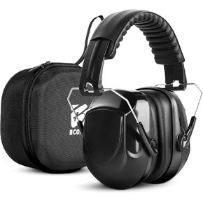 Shooting ear protection safety eamuffs, Gun range hearing protection, Shooting glasses, Earplugs, carrying case