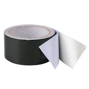 PVC Tarpaulin Tape, 8m x 5cm PVC Awning Repair Tape for PVC Coated Parasol, Truck Tarpaulin, Nylon, Tent, Awning Fabric Black