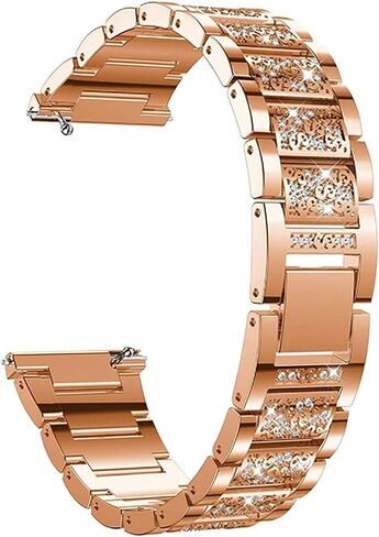 متوافق مع ساعة Spade & Co Health الذكية 4 نطاقات، مجوهرات Bling Diamond Metal Dressy Strap إكسسوارات رياضية للرجال والنساء متوافق مع Spade & Co Health Smartwatch 4 1.85 بوصة in Saudi Arabia