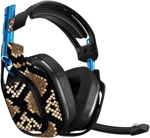 MightySkins Skin Compatible with Astro A50 3rd Generation Gaming Headset - Pink Leopard Protective, Durable, and Unique Vinyl Decal wrap Cover Easy to Apply, Remove, and Change Styles Made in The USA in Kuwait