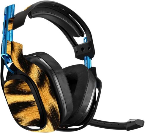 MightySkins Skin Compatible with Astro A50 3rd Generation Gaming Headset - Pink Leopard Protective, Durable, and Unique Vinyl Decal wrap Cover Easy to Apply, Remove, and Change Styles Made in The USA in Kuwait