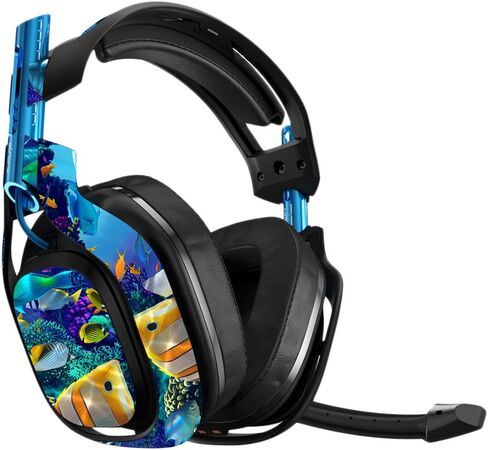 MightySkins Skin Compatible with Astro A50 3rd Generation Gaming Headset - Pink Leopard Protective, Durable, and Unique Vinyl Decal wrap Cover Easy to Apply, Remove, and Change Styles Made in The USA in Kuwait