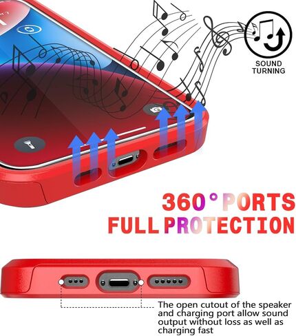 Diverbox for iPhone 14 Case [Shockproof] [Dropproof] [Tempered Glass Screen + Camera Lens Protector] Heavy Duty Protection Phone Case Cover for iPhone 14 6.1inch in Saudi Arabia