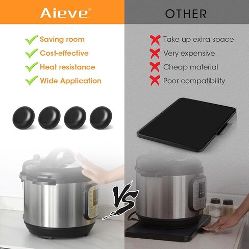 Aieve Appliance Slider، 8 قطع منزلقات الأجهزة لأجهزة المطبخ، منزلق الأجهزة الصغيرة لمعظم أسطح الطاولة in Kuwait