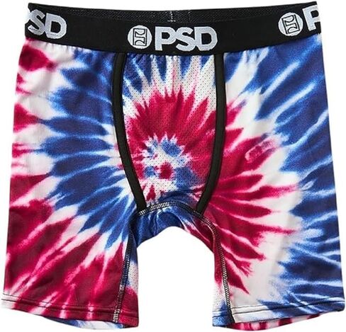 PSD Boy's Spiral Chill Yth Boxer Briefs, Multi, M in Kuwait