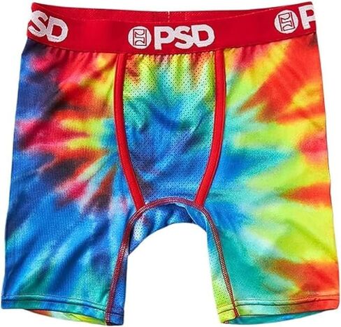 PSD Boy's Spiral Chill Yth Boxer Briefs, Multi, M in Kuwait
