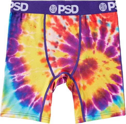 PSD Boy's Spiral Chill Yth Boxer Briefs, Multi, M in Kuwait