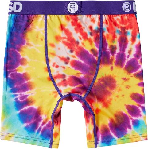PSD Boy's Spiral Chill Yth Boxer Briefs, Multi, M in Kuwait