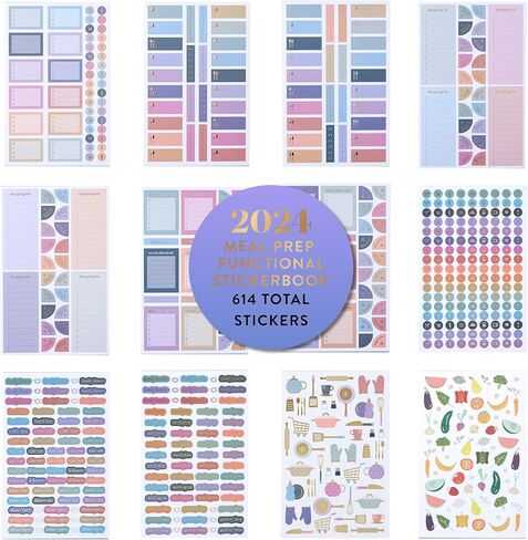 Sticker Book - Hello Kitty and Friends. Cute Colorful Designs Perfect for Collecting, Color-Coding, and Organizing. 12 Pages of 416 Stickers Total by Erin Condren. in Kuwait