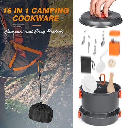 Camping Cookware Mess Kit in Kuwait