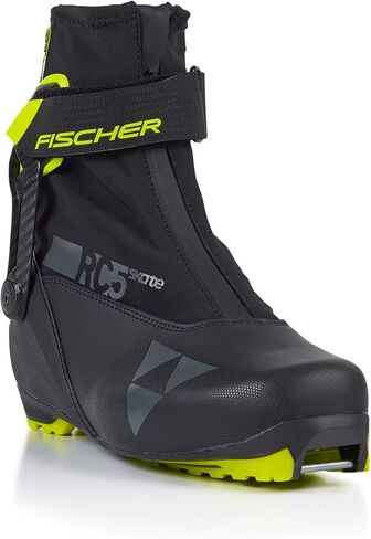 أحذية Fischer للجنسين RC5 معزولة وخفيفة الوزن وقابلة للتنفس وطاردة للماء ورياضات سهلة الدخول وتزلج على الجليد في بلدان الشمال الأوروبي وسباقات التزلج مع أطراف أكمام مصبوبة وبطانة ناعمة ونعل سباق صلب in Saudi Arabia