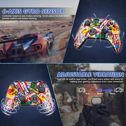 وحدة تحكم Gamrombo اللاسلكية لأجهزة الكمبيوتر التي تعمل بنظام Windows وSteam وAndroid وiOS مع وحدة تحكم ألعاب الكمبيوتر بوظيفة TURBO/Macro (الاتصال بوحدات تحكم Xbox غير مدعوم في الوقت الحالي) in Kuwait