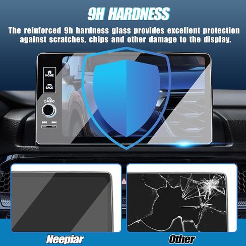 واقي شاشة من الزجاج المقسى متوافق مع ملحقات حماية شاشة اللمس للملاحة GPS مقاس 9 بوصة 2023 2024 2025 Honda CRV (HD، 9 بوصة) in Kuwait