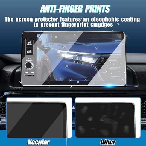 واقي شاشة من الزجاج المقسى متوافق مع ملحقات حماية شاشة اللمس للملاحة GPS مقاس 9 بوصة 2023 2024 2025 Honda CRV (HD، 9 بوصة) in Kuwait