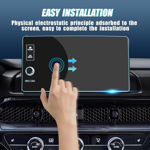 واقي شاشة من الزجاج المقسى متوافق مع ملحقات حماية شاشة اللمس للملاحة GPS مقاس 9 بوصة 2023 2024 2025 Honda CRV (HD، 9 بوصة) in Kuwait